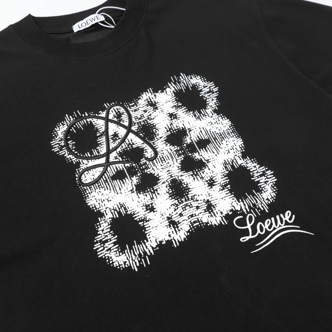 『M-2XL』取り入れたい 質感のいい 今季も大流行  カジュアル ラウンドネック 刺繍 プリント Ｔシャツ