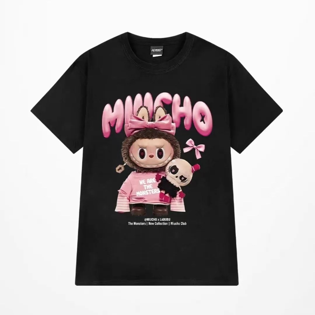 『S-4XL』今季も大流行 大好評 人気上昇中 カジュアル 可愛い カートゥーンプリント レデイーズメンズ Ｔシャツ