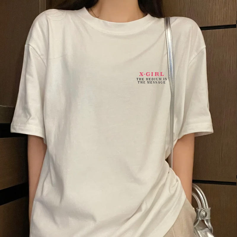 『S-4XL』今季も大流行 着心地良い ルーズ ストリート ラウンドネック Tシャツ