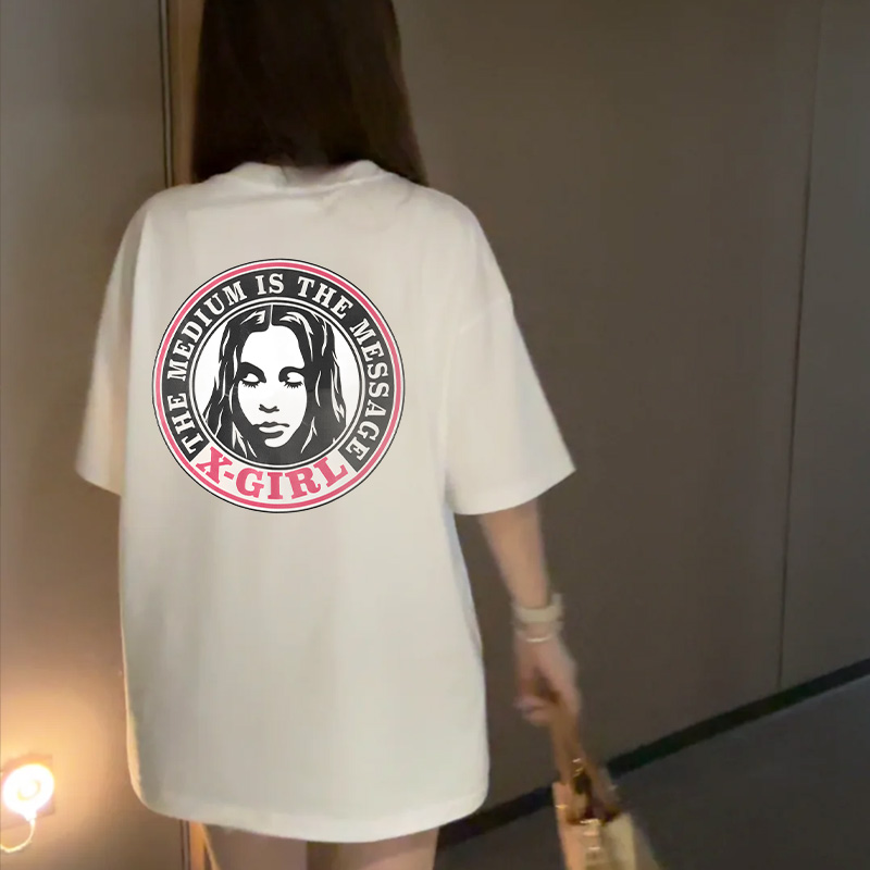 『S-4XL』今季も大流行 着心地良い ルーズ ストリート ラウンドネック Tシャツ