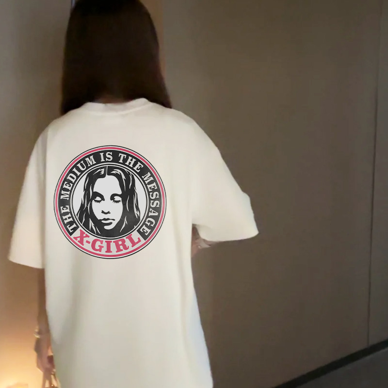 『S-4XL』今季も大流行 着心地良い ルーズ ストリート ラウンドネック Tシャツ
