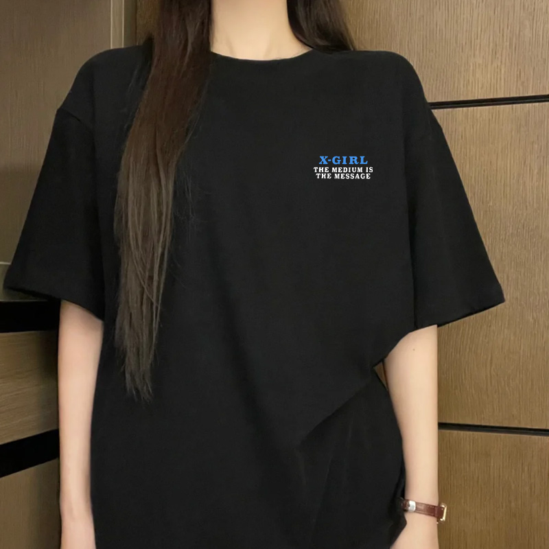 『S-4XL』今季も大流行 着心地良い ルーズ ストリート ラウンドネック Tシャツ