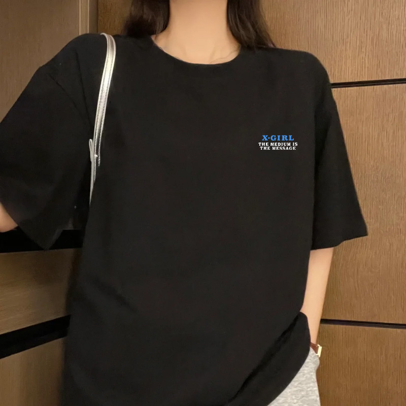 『S-4XL』今季も大流行 着心地良い ルーズ ストリート ラウンドネック Tシャツ