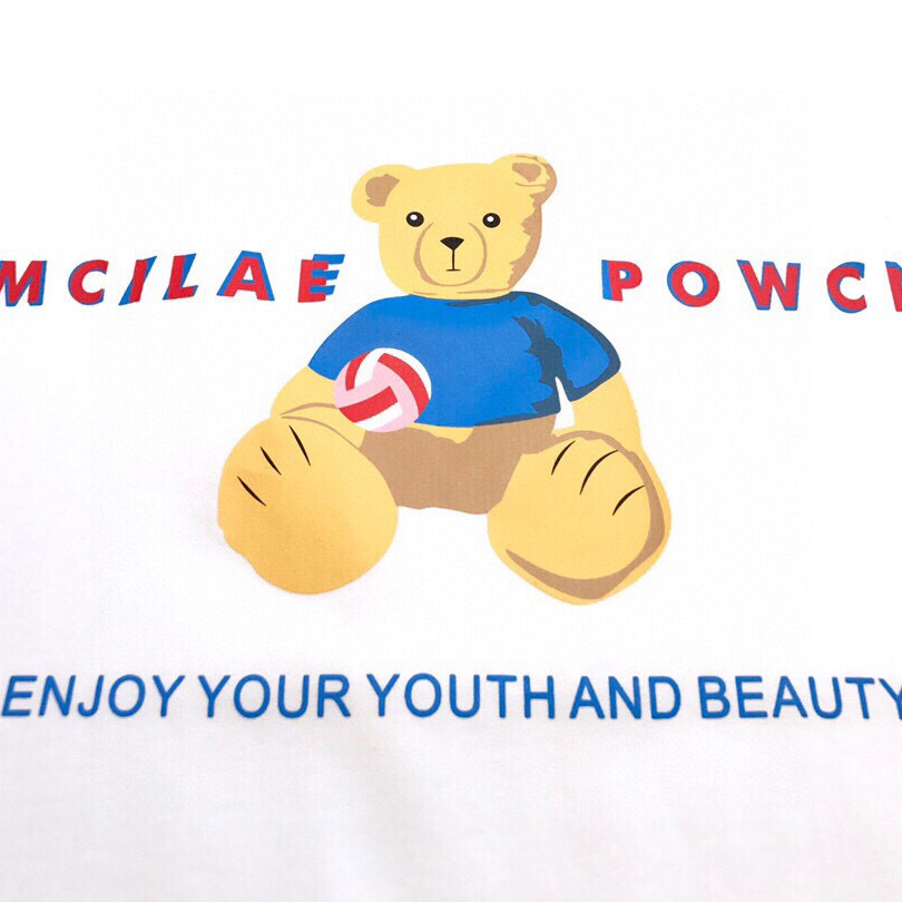 『フリーサイズ』好感度UP 元気いっぱい ラウンドネック カートゥーンプリント Tシャツ