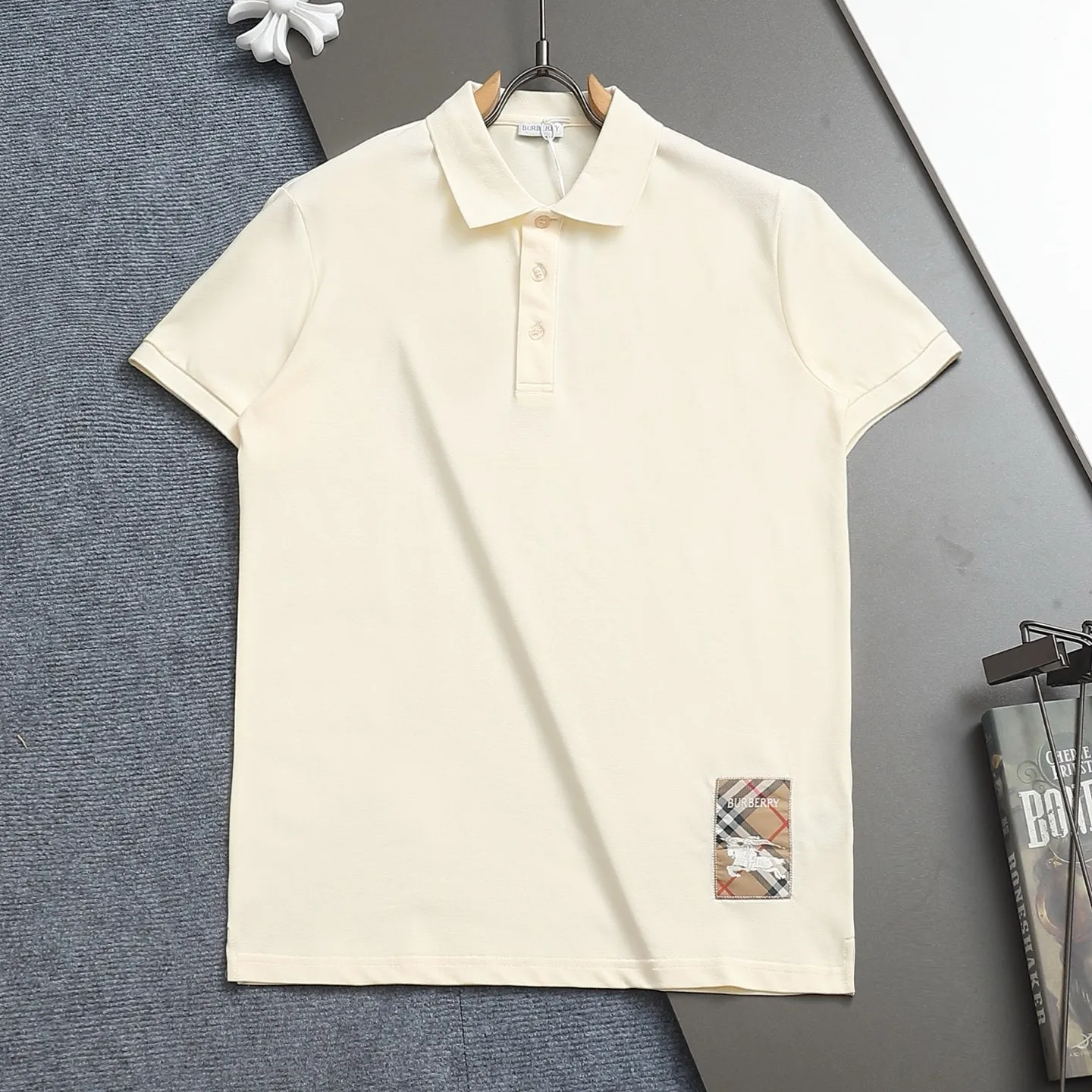 『M-3XL』三色選べる poloネック 着せやすい カジュアル 定番 Tシャツ