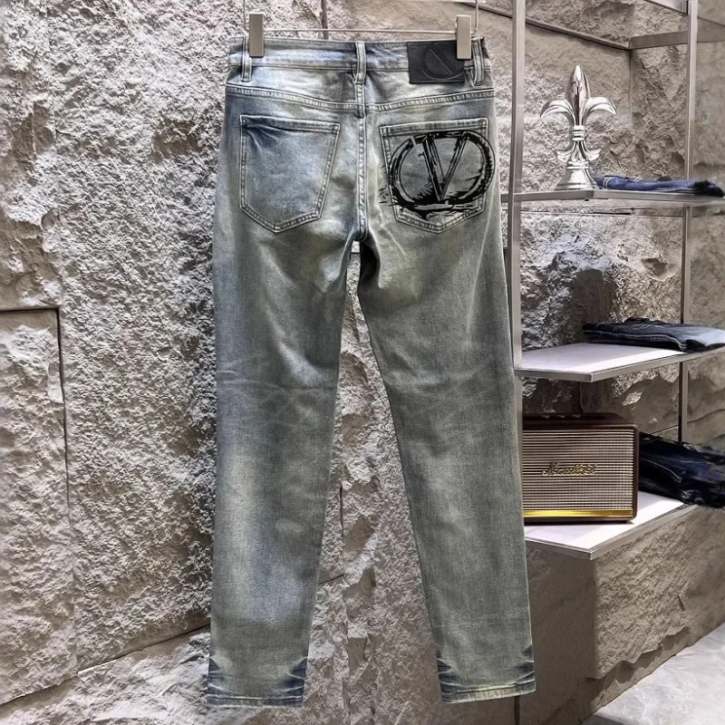 『S-2XL』超人気商品 組み合わせやすい 重工 気質満点 高級感 ジーンズ