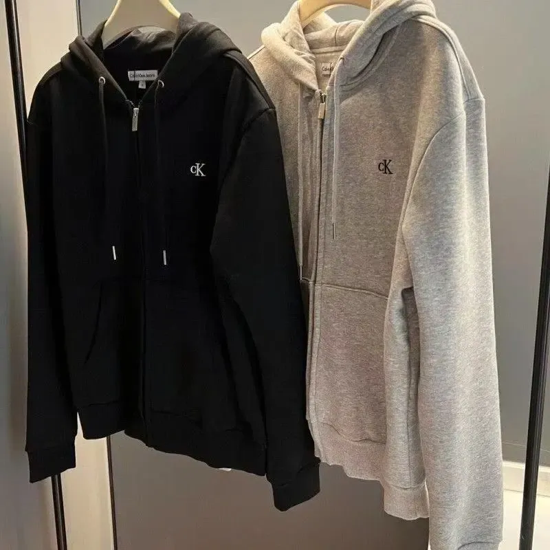 『S-4XL』激売れ中 絶対欲しい シンプル ファスナー フード付き アウター