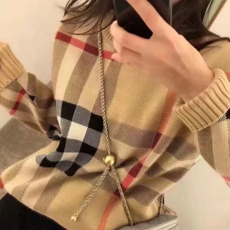 『S-L』優しい雰囲気 質感のいい トレンド クラシック 合わせやすい  セーター