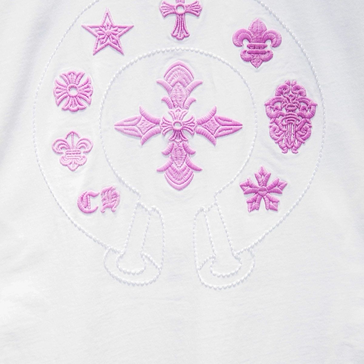 『S-XL』トレンディな刺繍入り半袖シャツ、スタイリッシュなゆったりとしたカジュアルトップス（男女兼用）