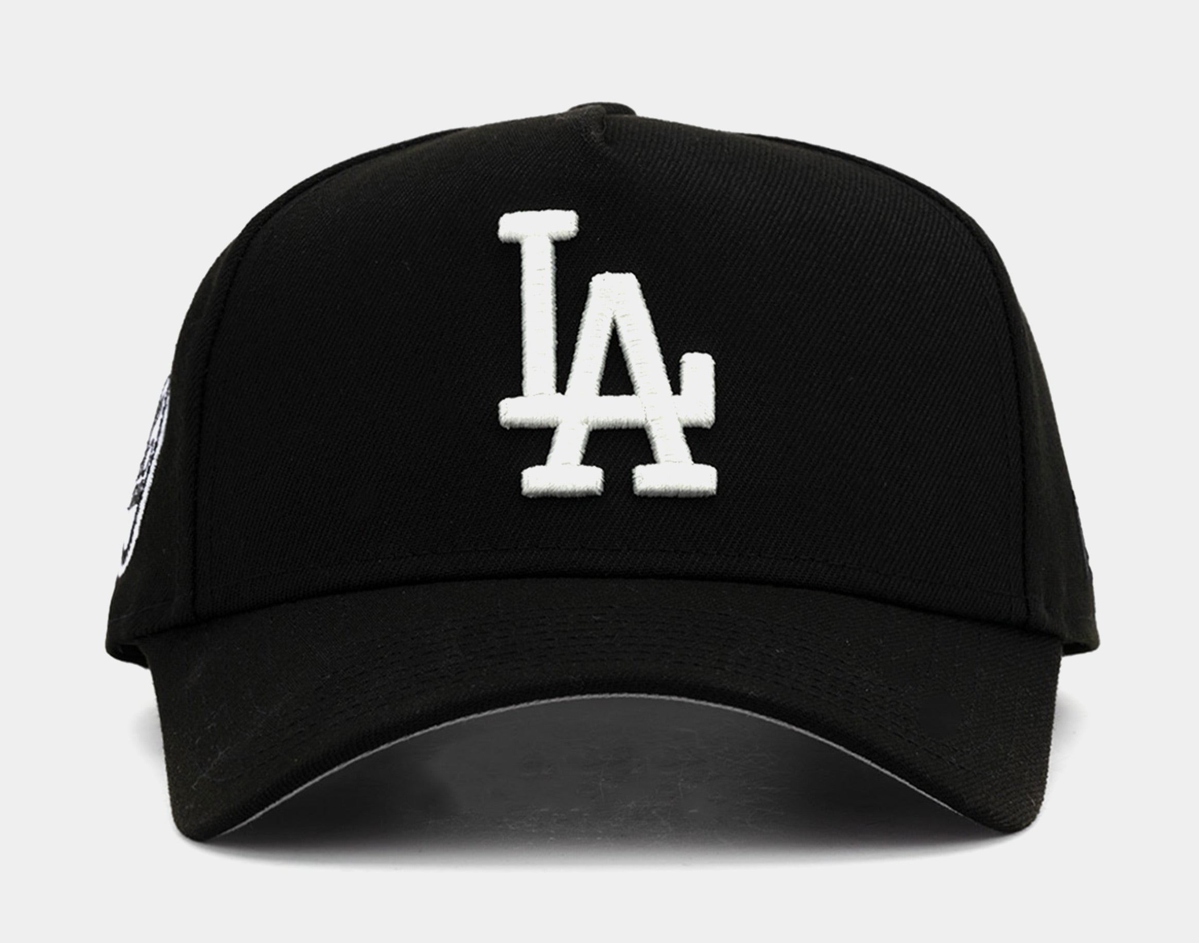 Los Angeles Dodgers Chrome Logo 9Forty Snapback Mens Hat (Black/White/Black)