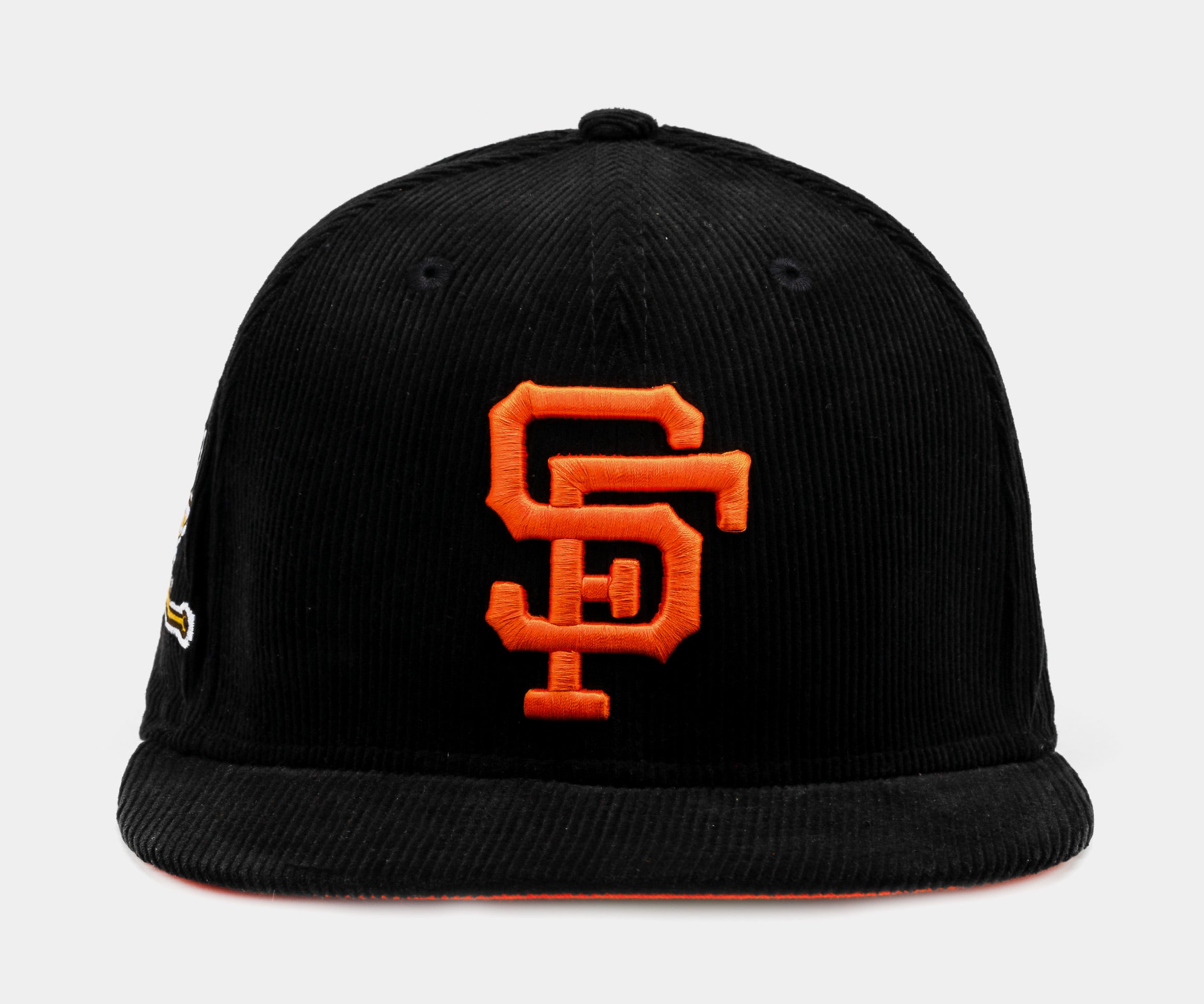 Shoe Palace Exclusive San Francisco Giants Everyday Cord 59Fifty Fitted Mens Hat (Black/Orange)