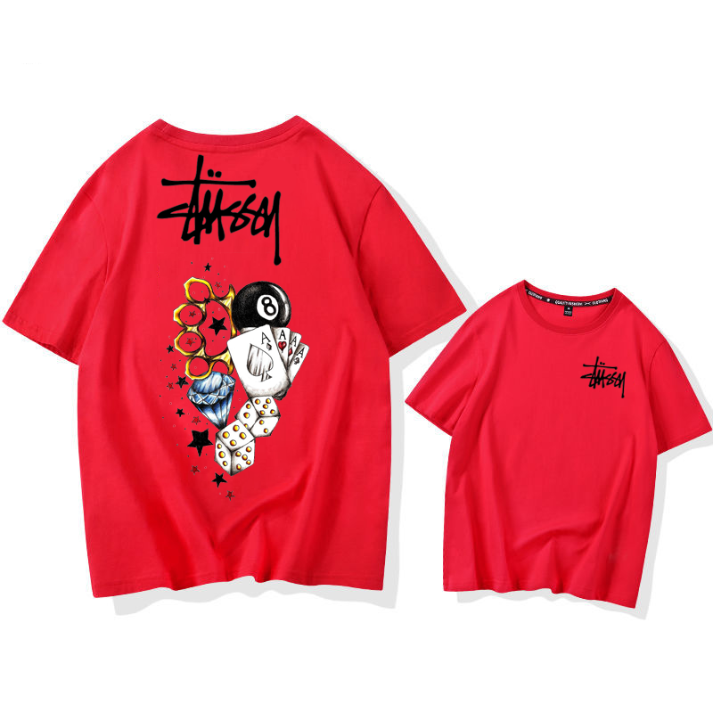 【期間限定割引価格】STUSSY Ace of Spades Casual Short Sleeve