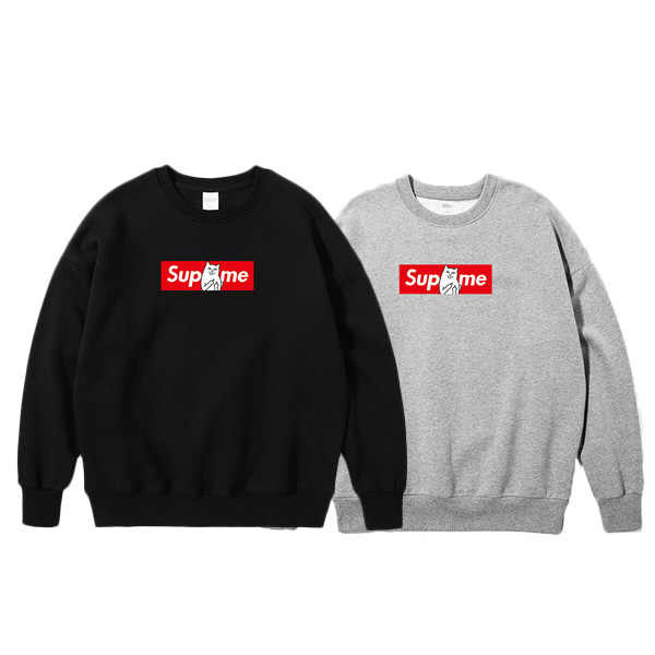 2017 大人気コラボレーションSupreme X Ripndip Printed フーデッド パーカー 2色