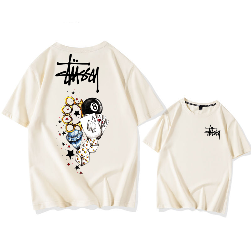 【期間限定割引価格】STUSSY Ace of Spades Casual Short Sleeve