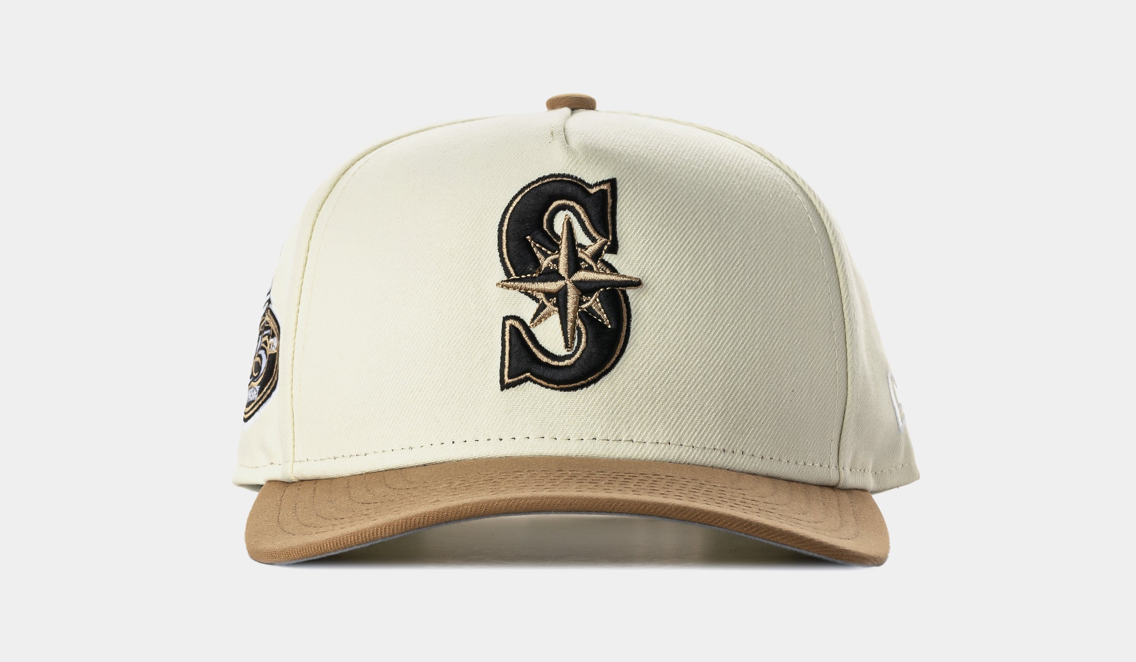 Shoe Palace Exclusive Seattle Mariners 950AF Snapback Mens Hat (Chrome/Khaki)