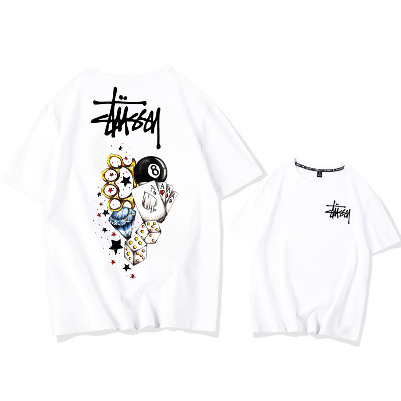 【期間限定割引価格】STUSSY Ace of Spades Casual Short Sleeve