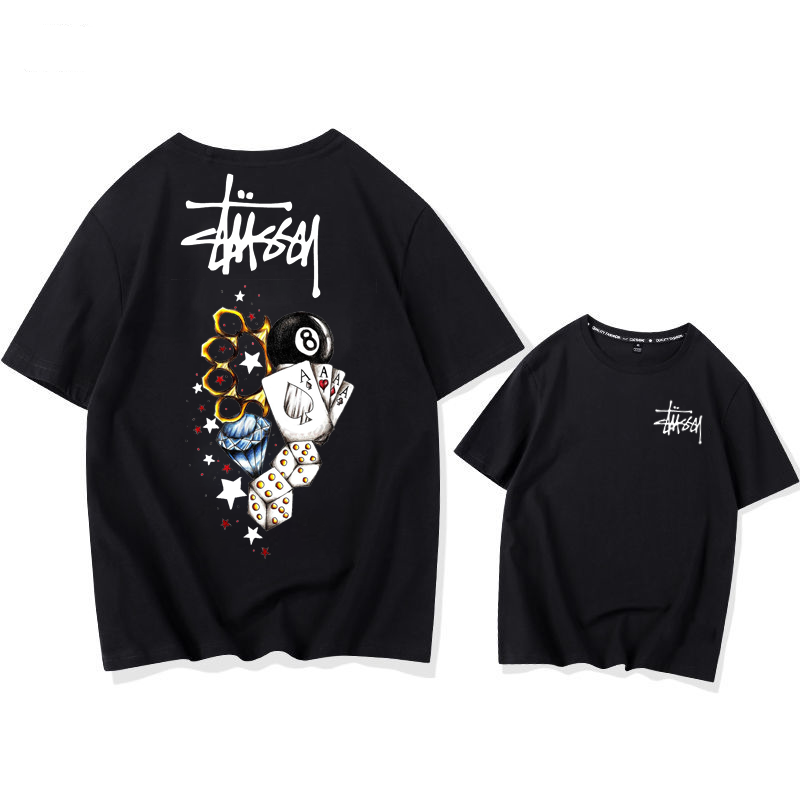 【期間限定割引価格】STUSSY Ace of Spades Casual Short Sleeve