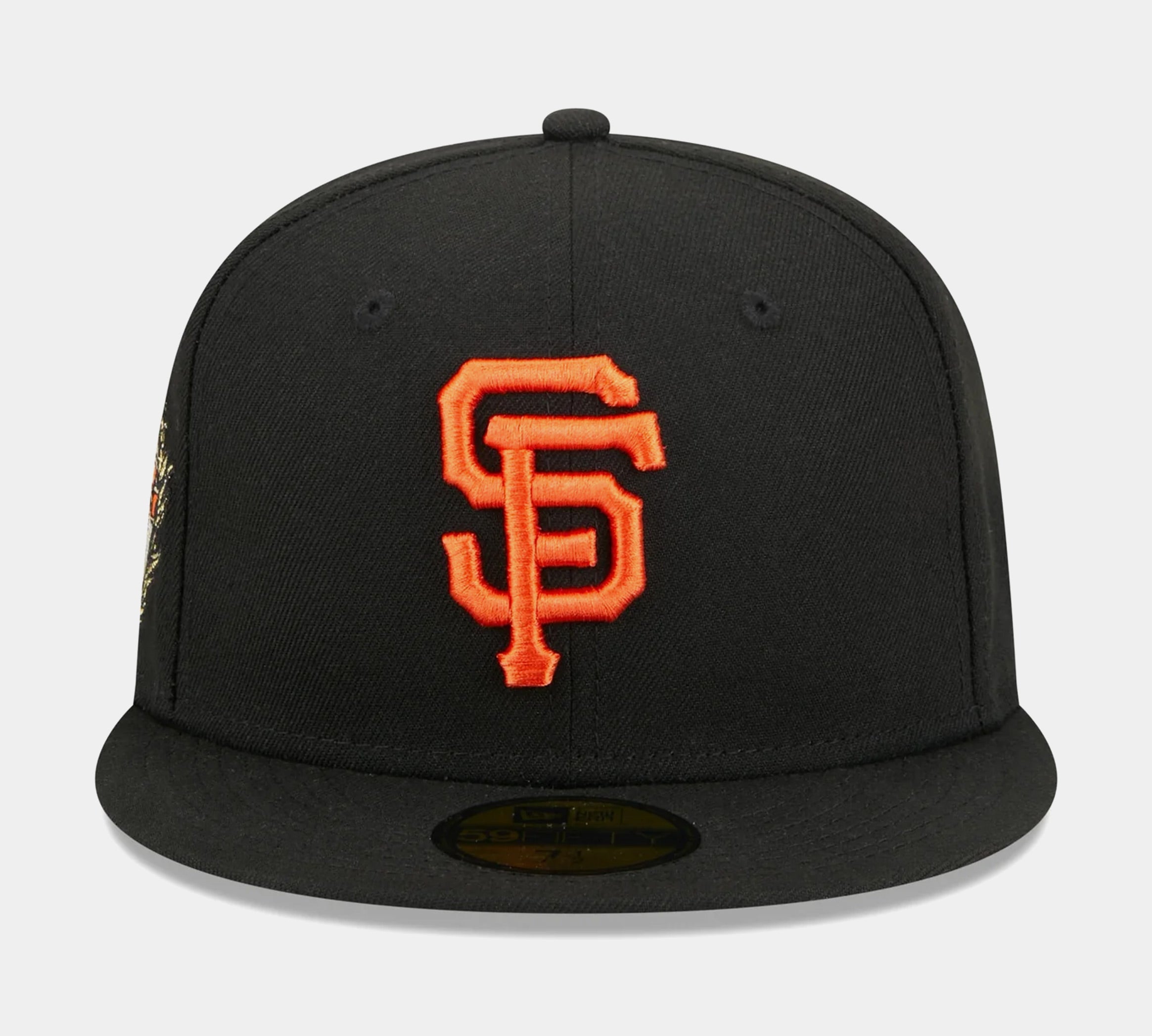 San Francisco Giants Laurel Side Patch 59FIFTY Mens Hat (Black)