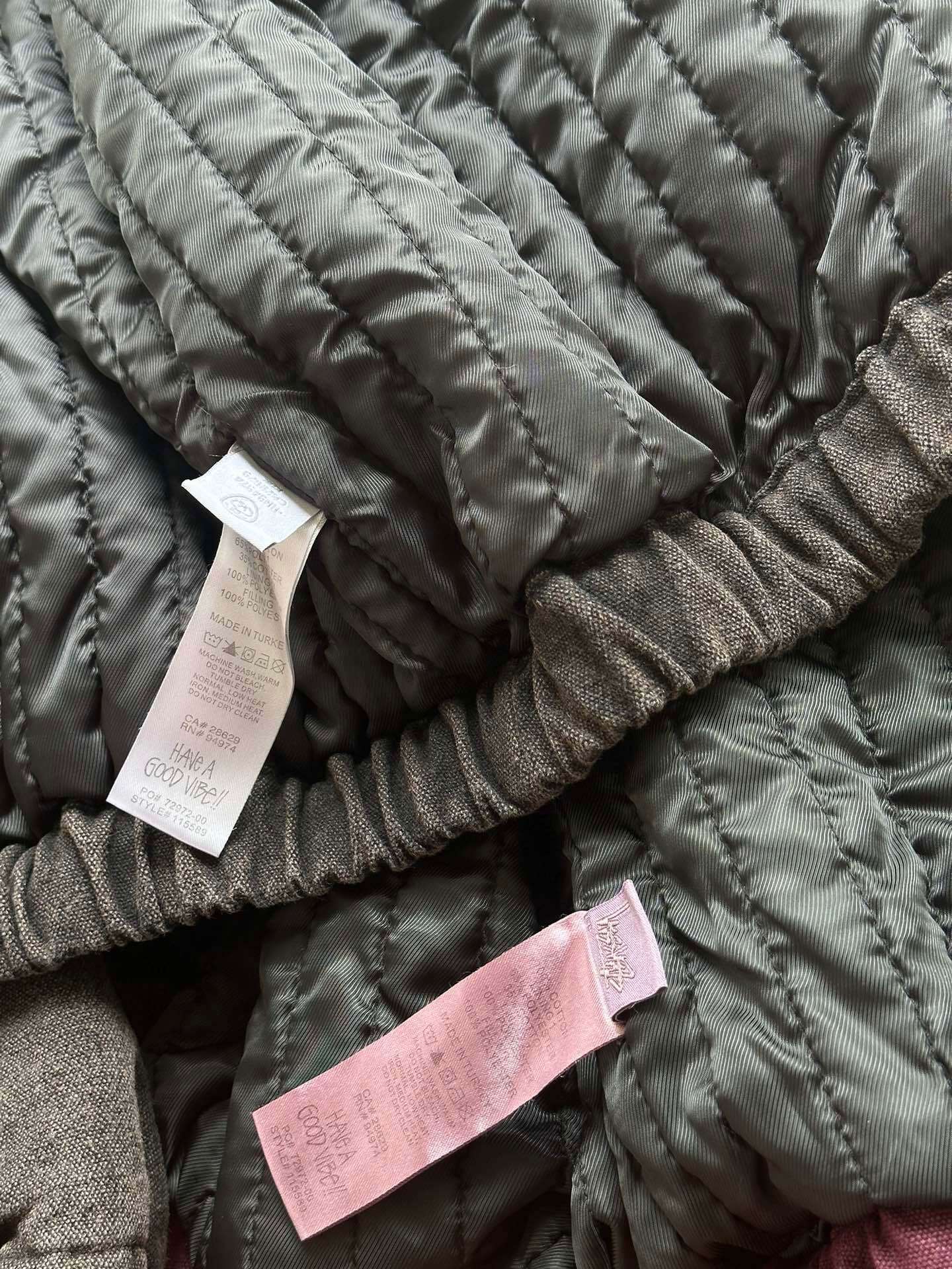 STUSSY帆布保温作業ジャケット綿版ツアー22AW CANVASINSULATED WORK JACKET帆布絶縁水洗いジャケット綿服綿聯帽ジッパーコート男女秋冬