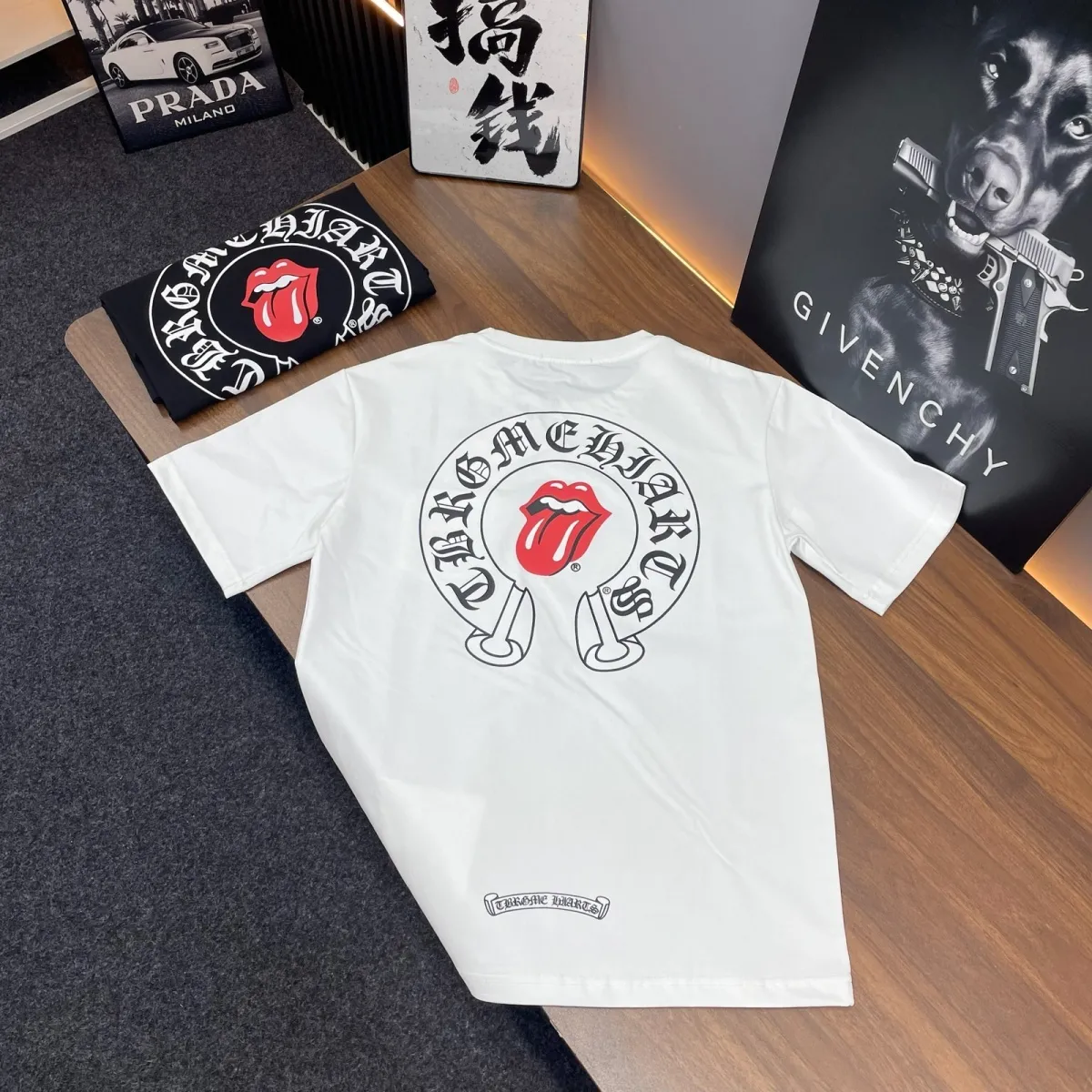 『S-2XL』大人気！ストリートスタイルプリントのゆったりフィットトップス、カジュアルなクルーネック、夏物
