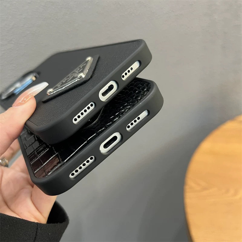高級レザーiPhoneケース、ミニマリストトレンドブランド