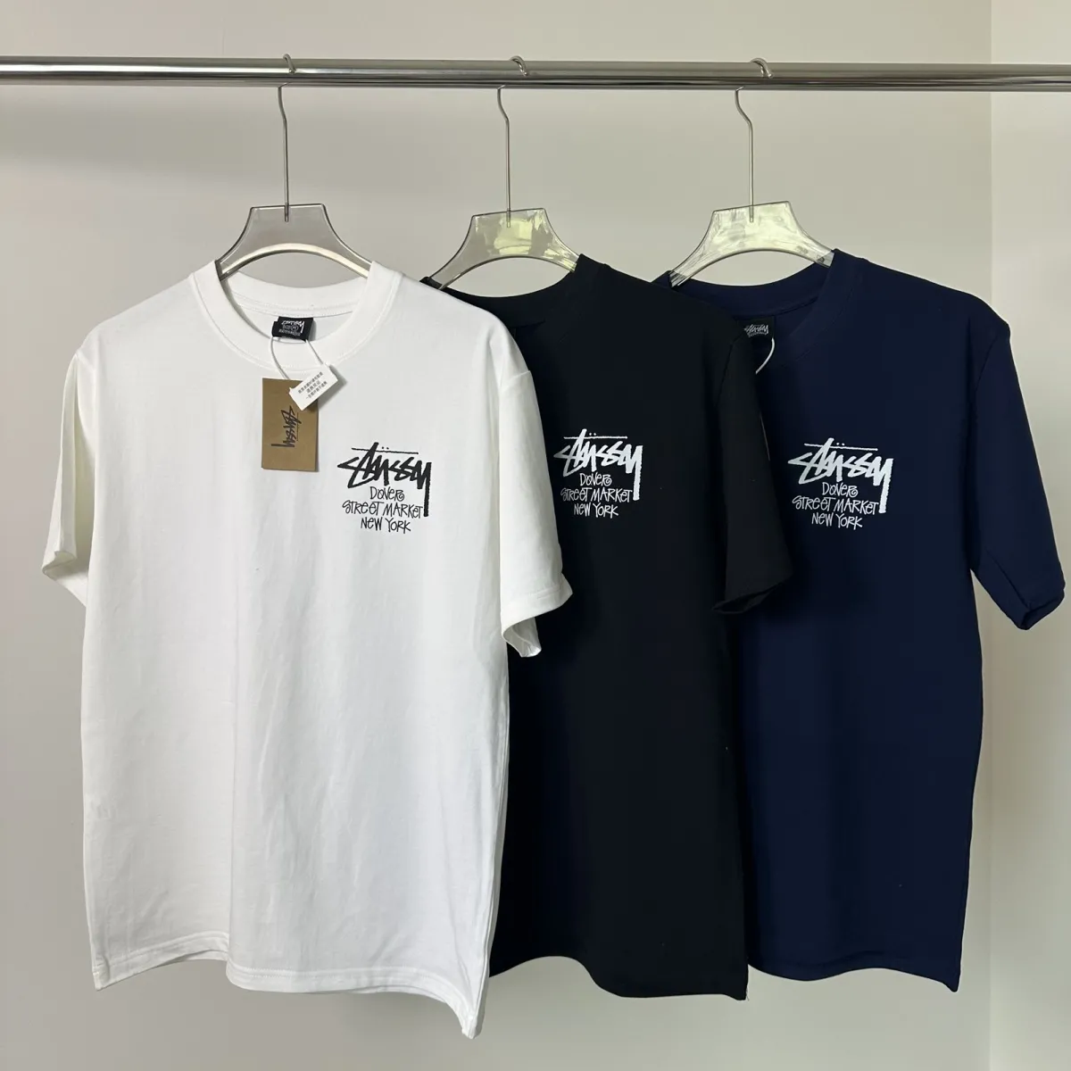 『M-3XL』夏用ピュアコットン製ゆったりプリント半袖Tシャツ