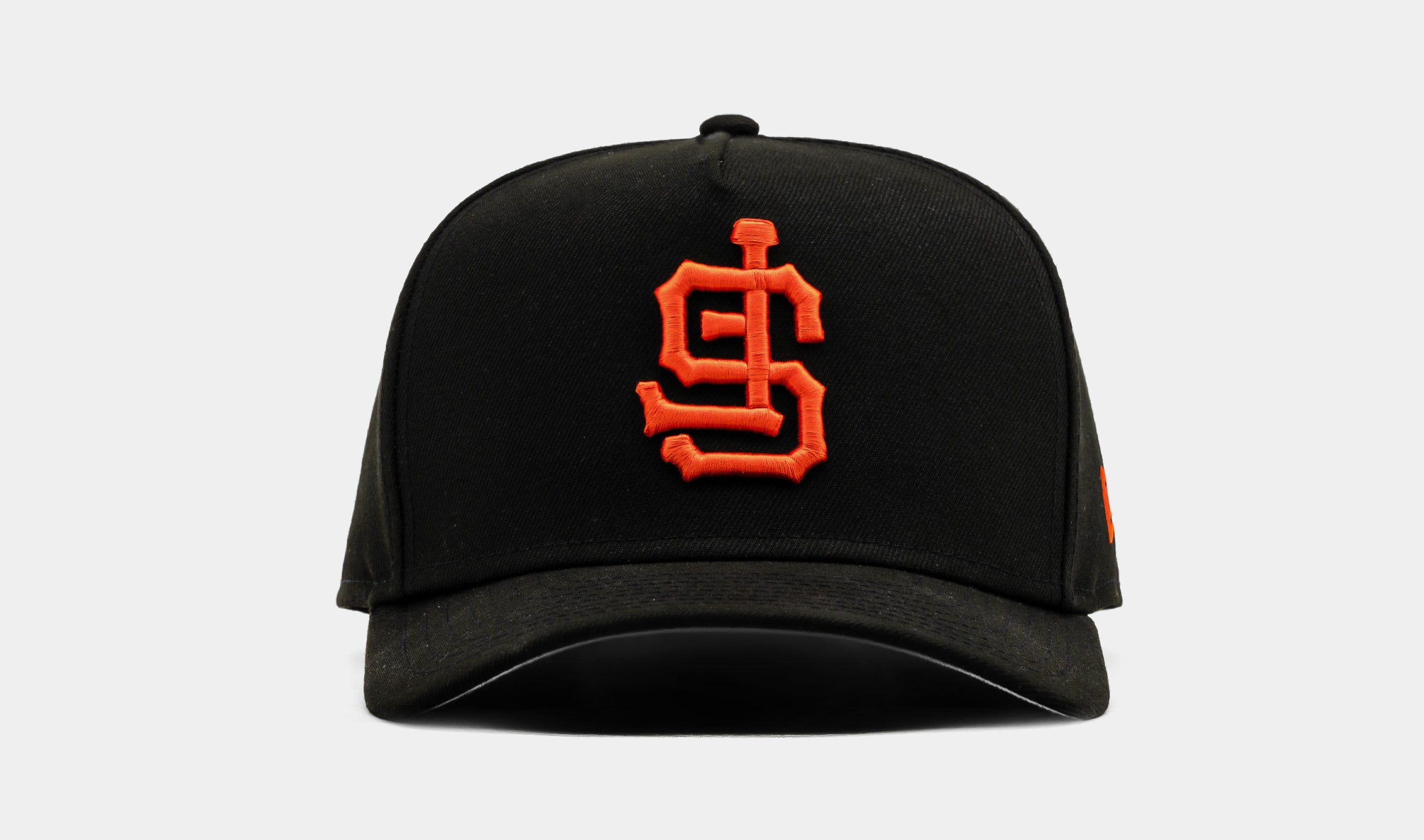 Shoe Palace Exclusive San Francisco Giants Upside Down 950AF Snapback Mens Hat (Black/Orange)
