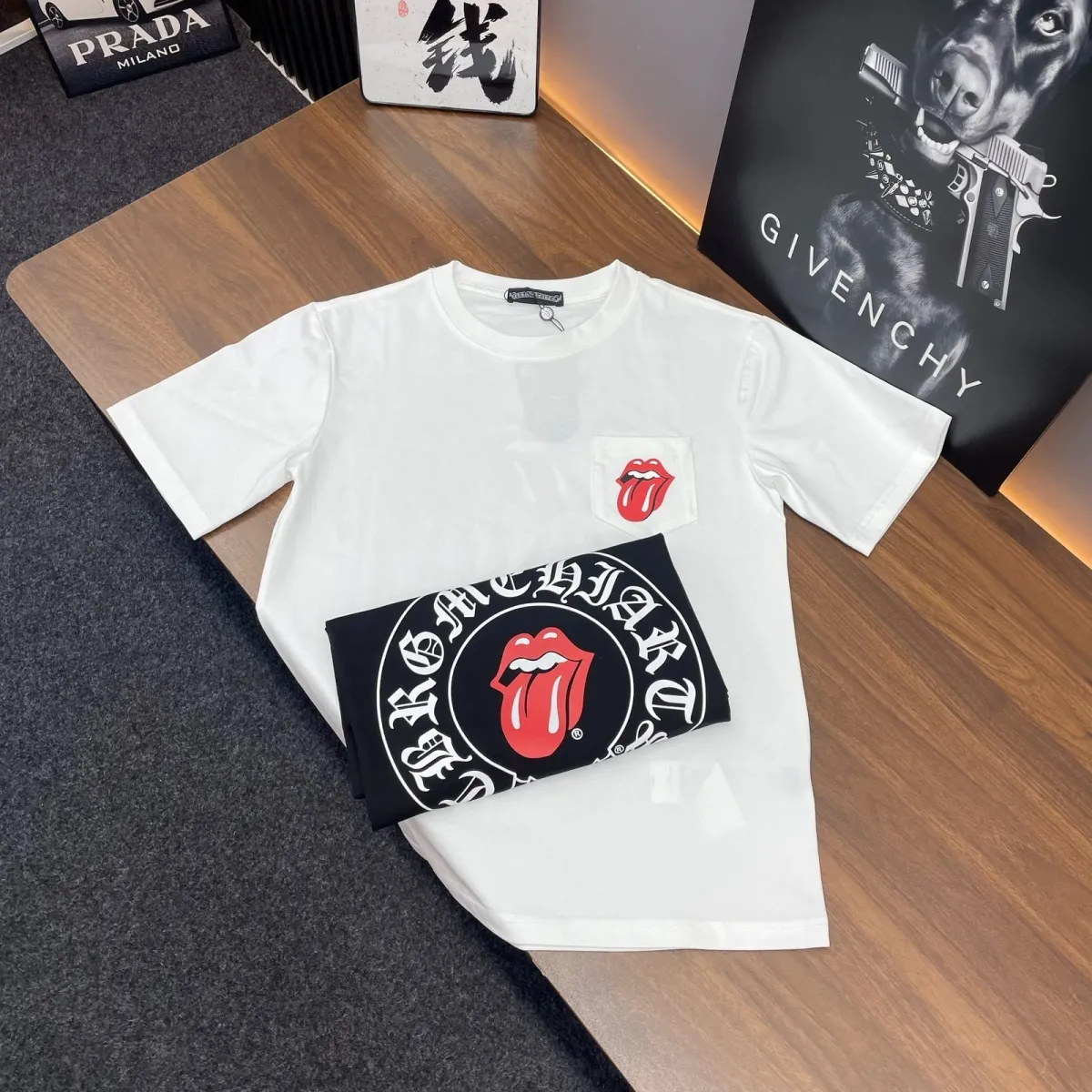 『S-2XL』大人気！ストリートスタイルプリントのゆったりフィットトップス、カジュアルなクルーネック、夏物
