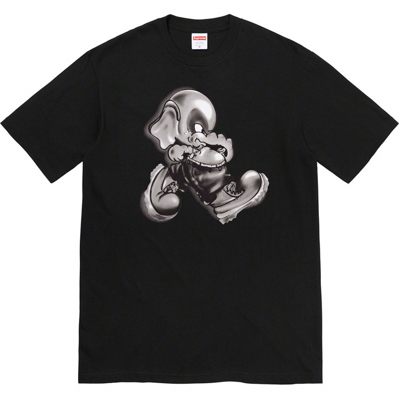 [Supreme] アメリカントレンドの漫画象Tシャツ ゆったり ユニセックス