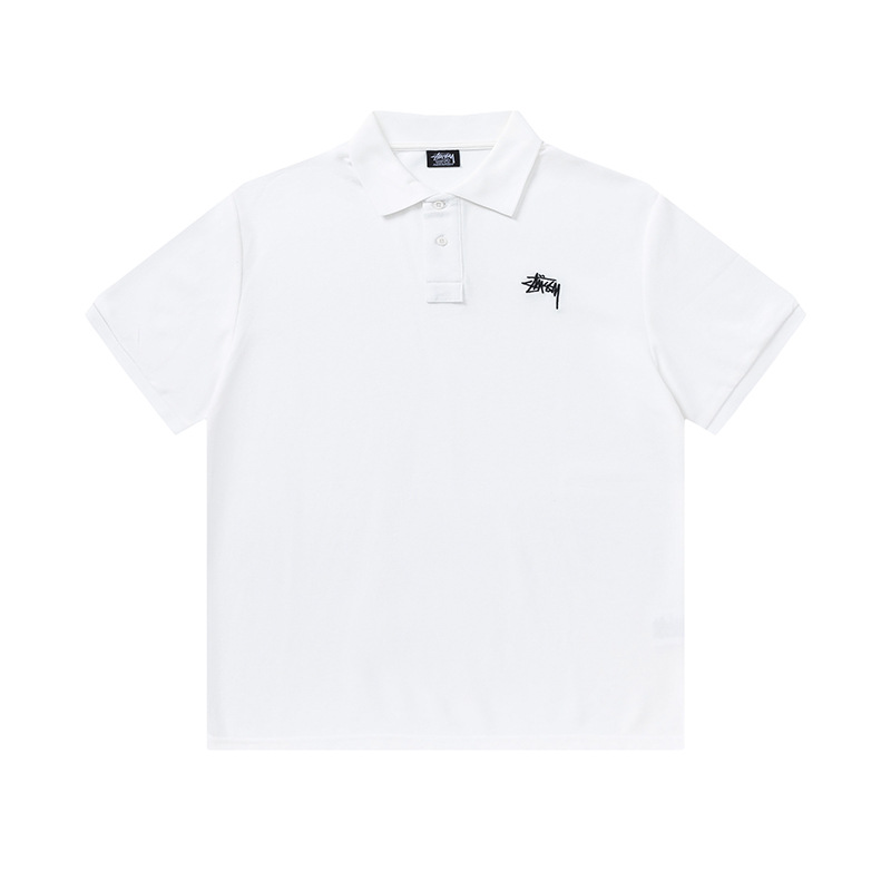 Stussy embroidered logo polo shirt