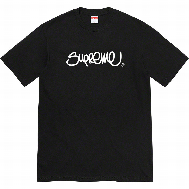 【Supreme】アメリカトレンドブランドラインロゴTシャツ ゆったり ユニセックス