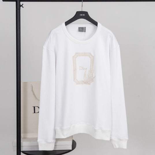 『S-XL』人気のハチドリ刺繍デザイン クルーネックスウェット 高品質で快適な着心地