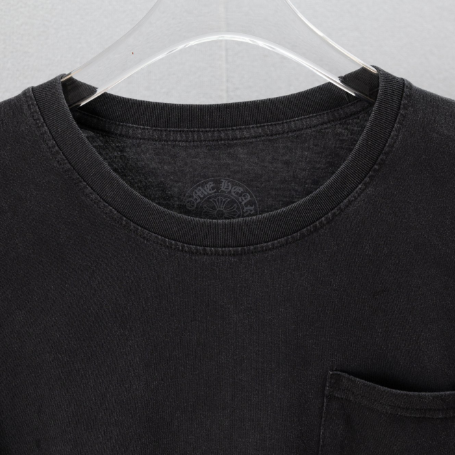 『S-XL』限定ウォッシュ長袖Tシャツ クロスデザイン・コットン素材 ウォッシュドフェードプリント＆切り替えデザイン ゆったりとしたリラックス感のあるスタイル