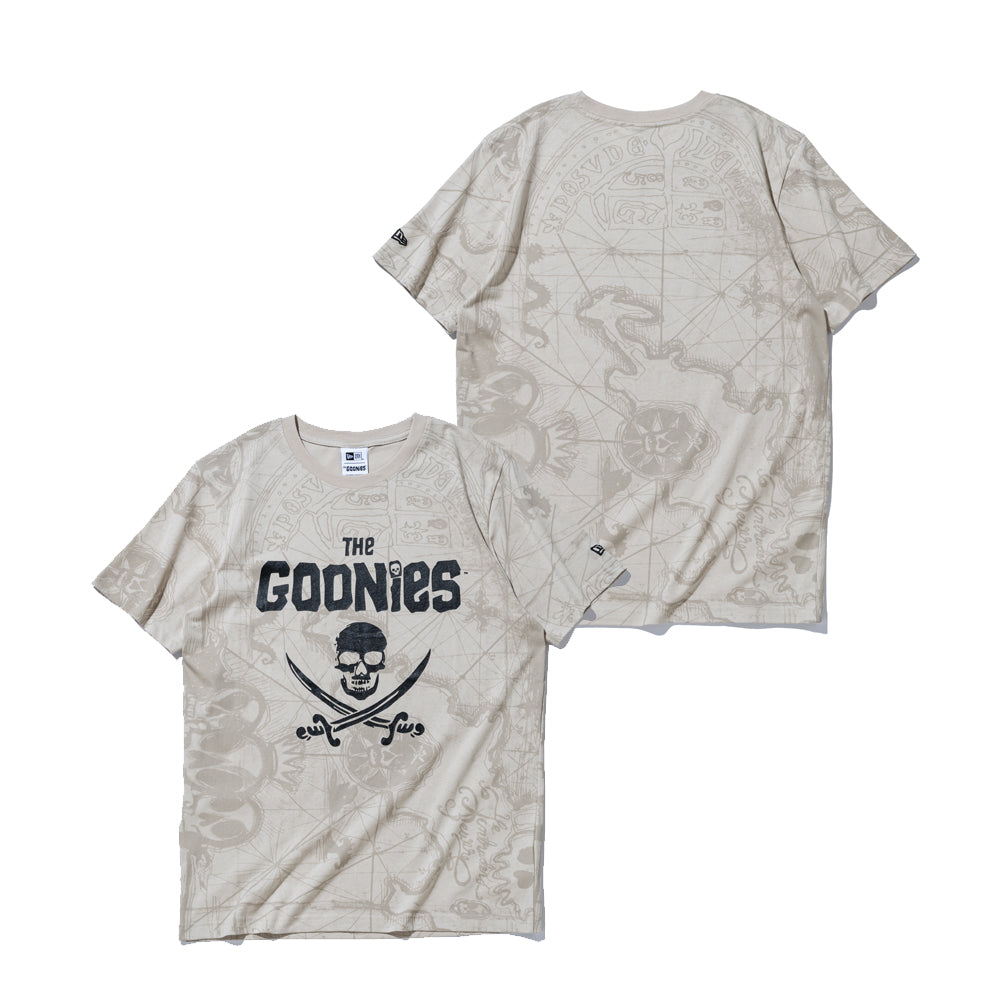 半袖 コットン Tシャツ The Goonies グーニーズ Treasure Map ストーン