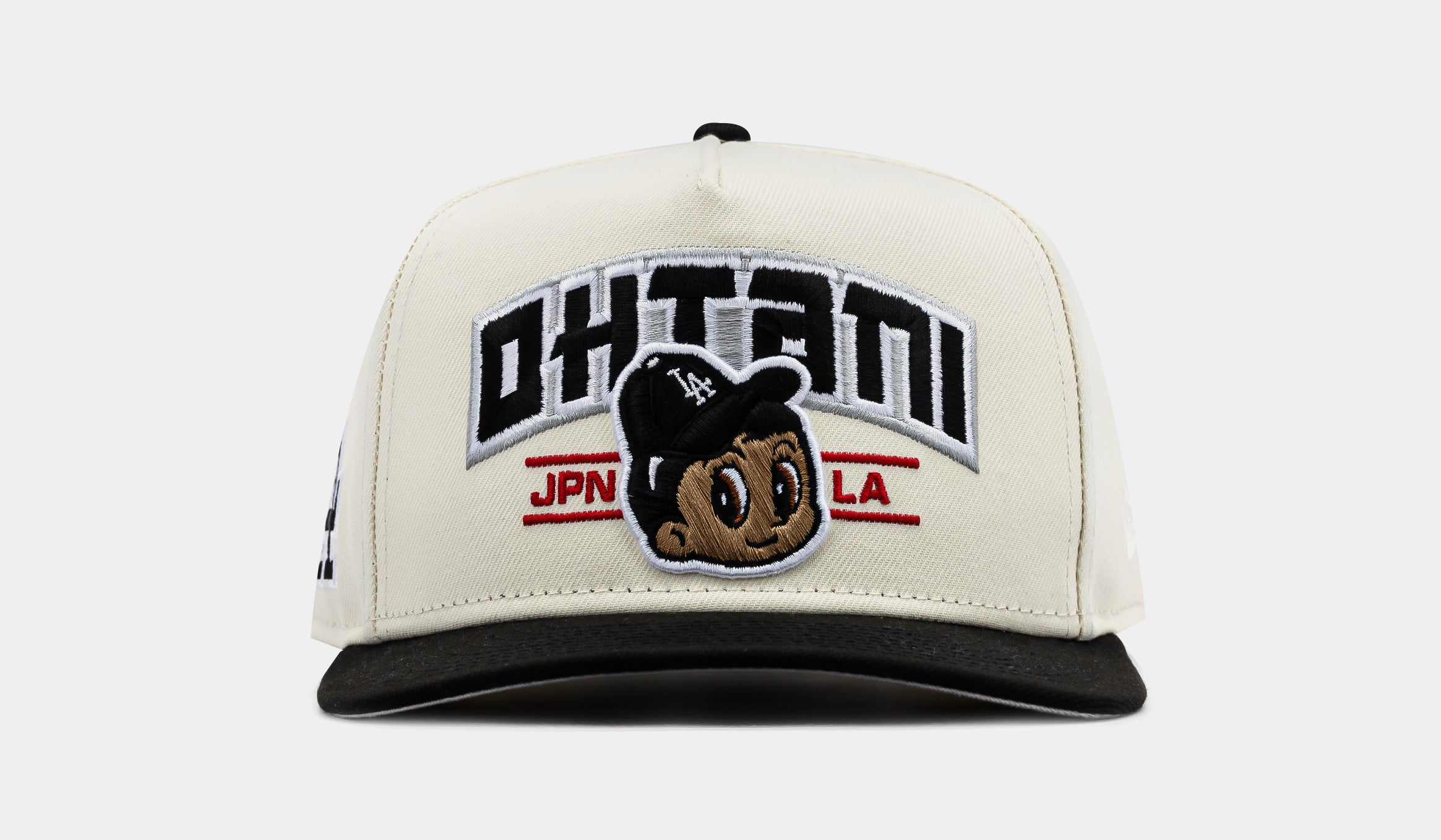 Shoe Palace Exclusive Los Angeles Dodgers Ohtani 950AF Snapback Mens Hat (Beige/Black)