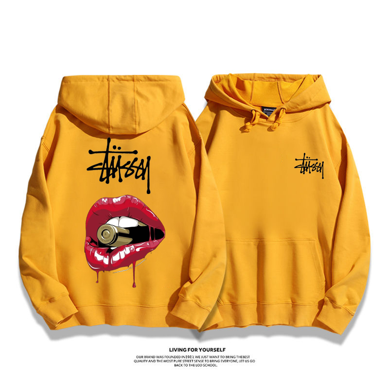 STUSSY Bloody Red Lips Hoodie