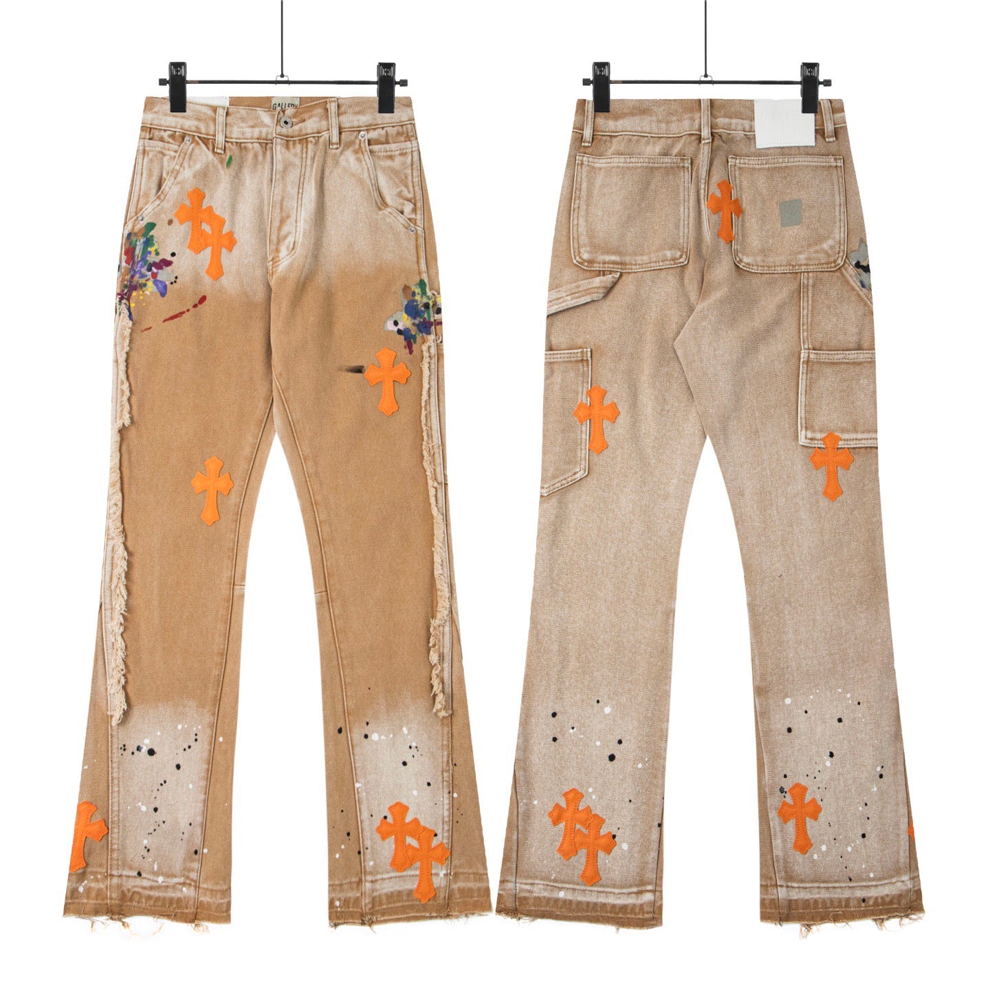 【Chrome Hearts】クロムハーツ ギャラリー部門 クロスパッチフレアデニムジーンズ8200