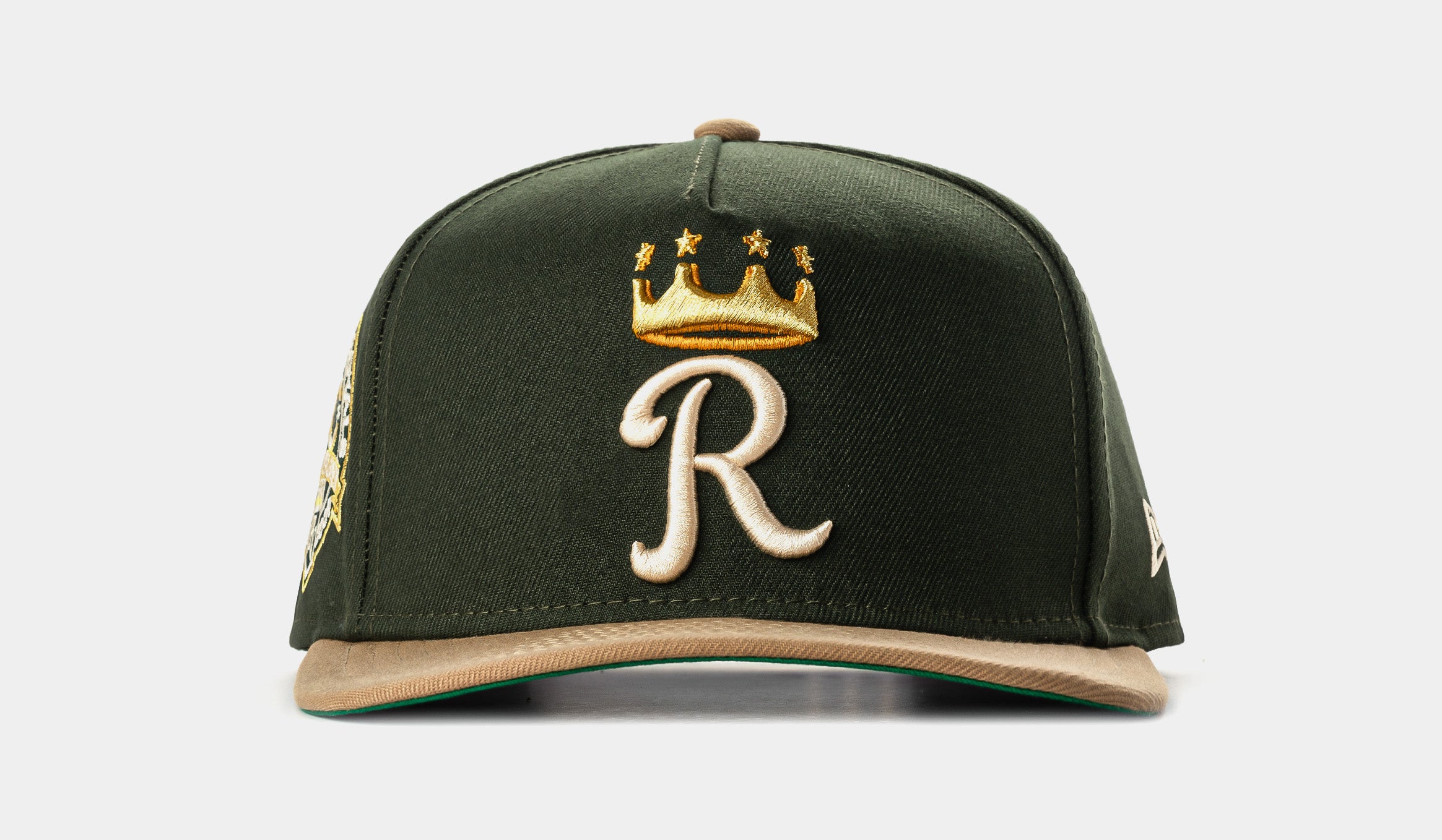 Shoe Palace Exclusive Kansas City Royals 40th Anniversary 950AF Snapback Mens Hat (Green/Khaki)