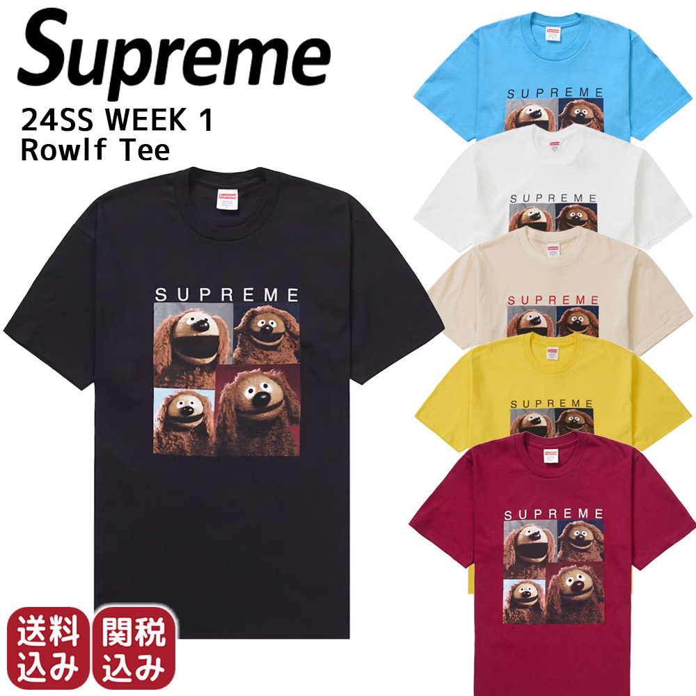 Supreme★シュプリーム 24SS WEEK 1 Rowlf ロルフ 半袖 Tシャツ