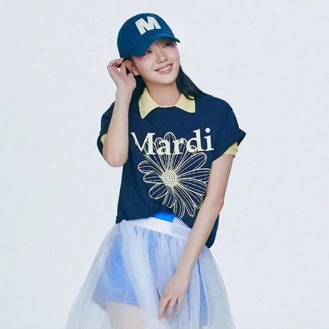 魅力的 ファッション 可愛い アルファベット プリント 花模様 着瘦せ 快適 ゆったり トップス Ｔシャツ