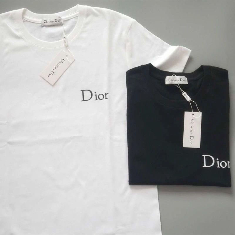 【S-4XL】2025年春夏 クラシック ブラック＆ホワイト プリント コットン 半袖 ユニセックス ラウンドネック Tシャツ
