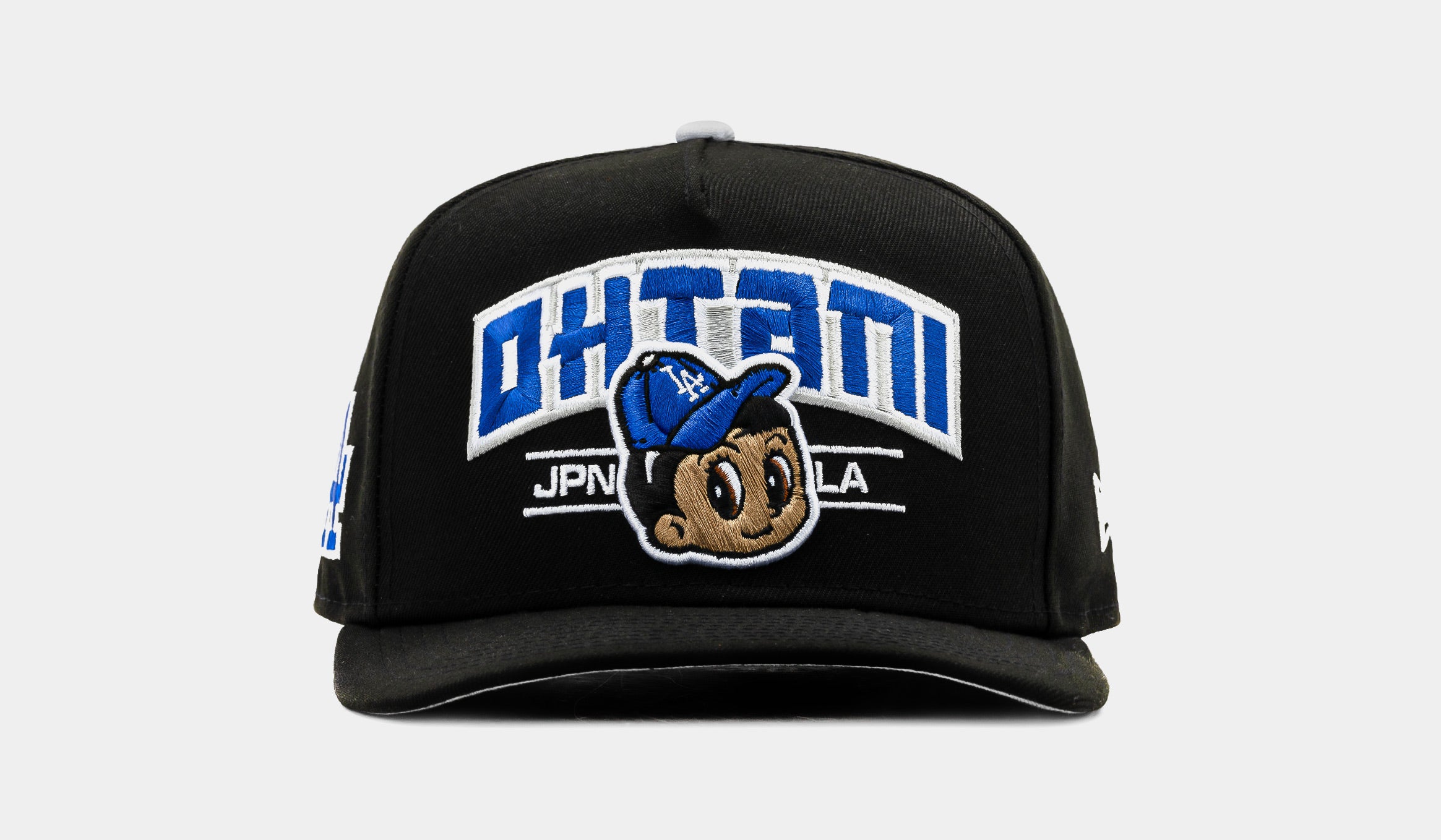 Shoe Palace Exclusive Los Angeles Dodgers Ohtani Patch 950AF Snapback Mens Hat (Black/Blue)