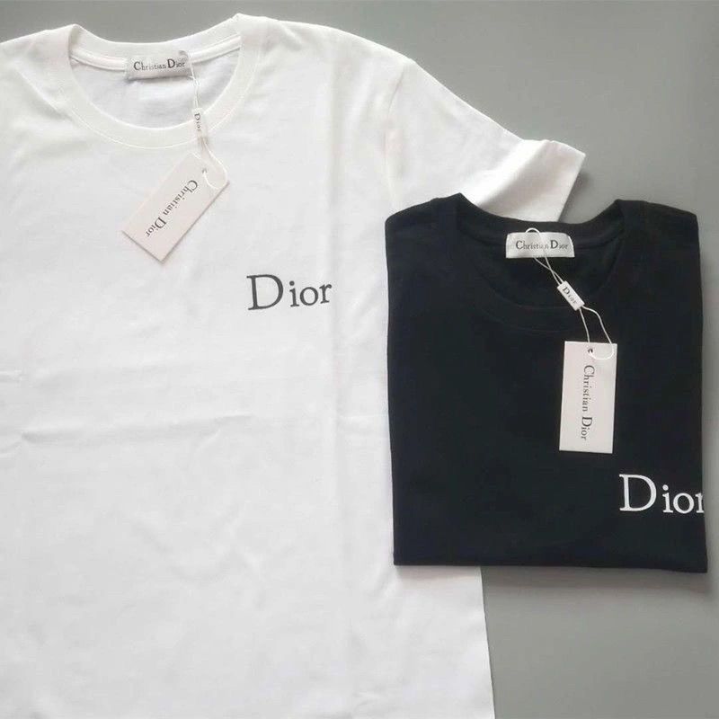 【S-4XL】2025年春夏 クラシック ブラック＆ホワイト プリント コットン 半袖 ユニセックス ラウンドネック Tシャツ