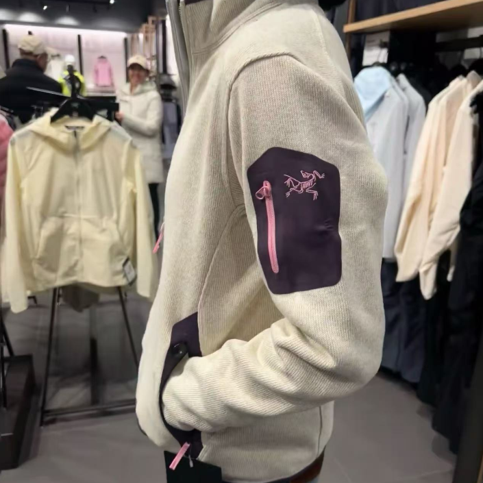 『S-3XL』秋冬COVERTシリーズ 男女兼用スタンドカラーカーディガン 軽量フリース素材のカップル向けニットジャケットコート
