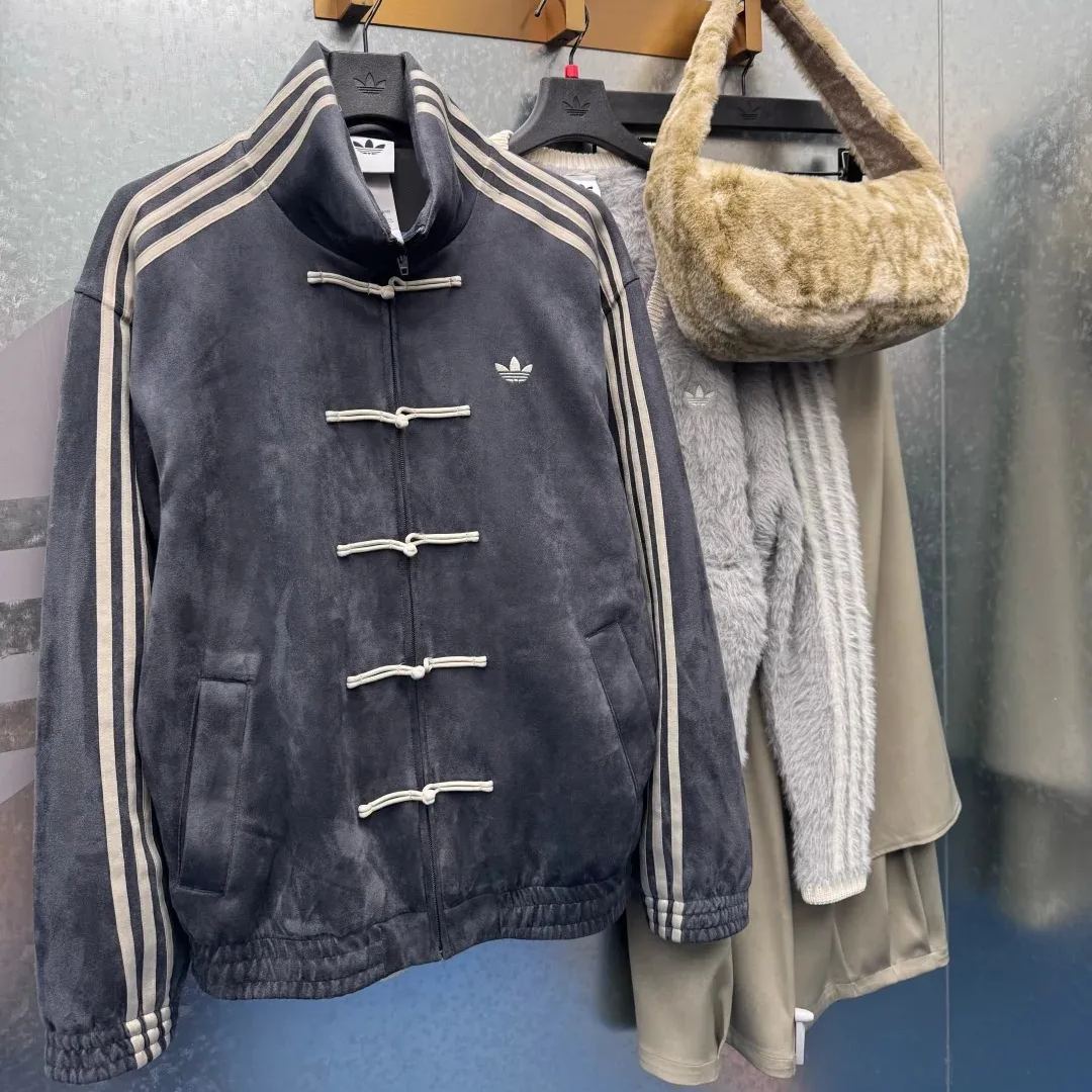 【S-XL】男女兼用、トレンドのレトロカーディガンスタンドカラージャケットルーズコート限定新登場
