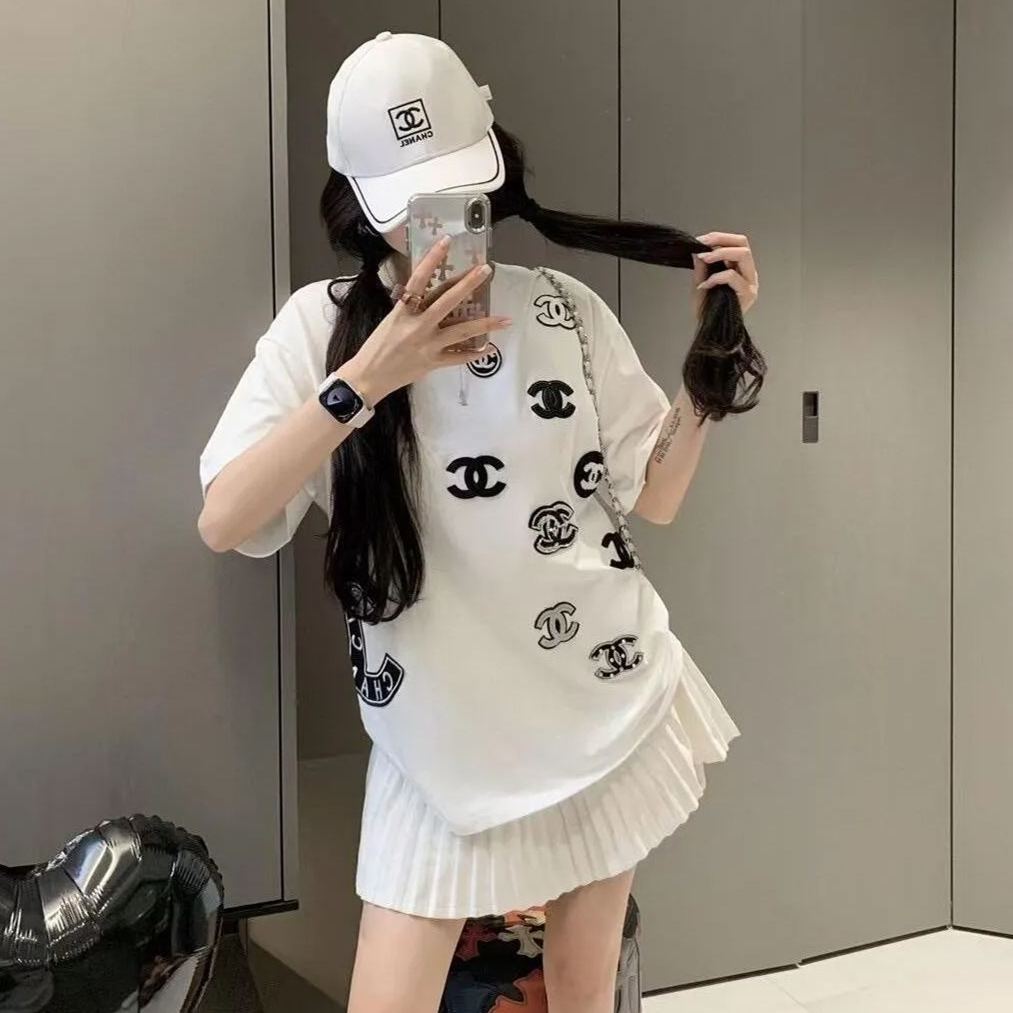 【S-3XL】人気 レディース コットンTシャツ｜シンプル半袖トップス