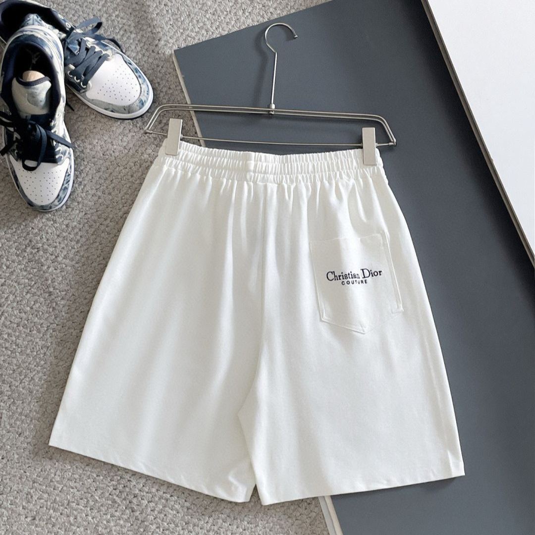 『M-4XL』人夏の定番刺繍入りカジュアルルーズショーツ（ユニセックス）