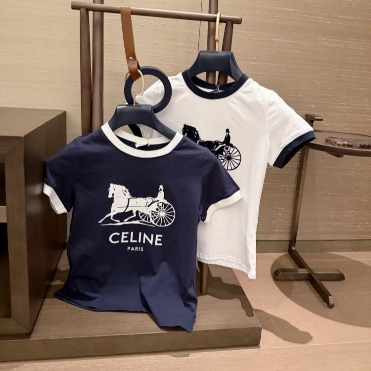 2026年新作　プリントカラーブロッククルーネック半袖Tシャツ＆伸縮性ハイウエストストレートストライプショーツ