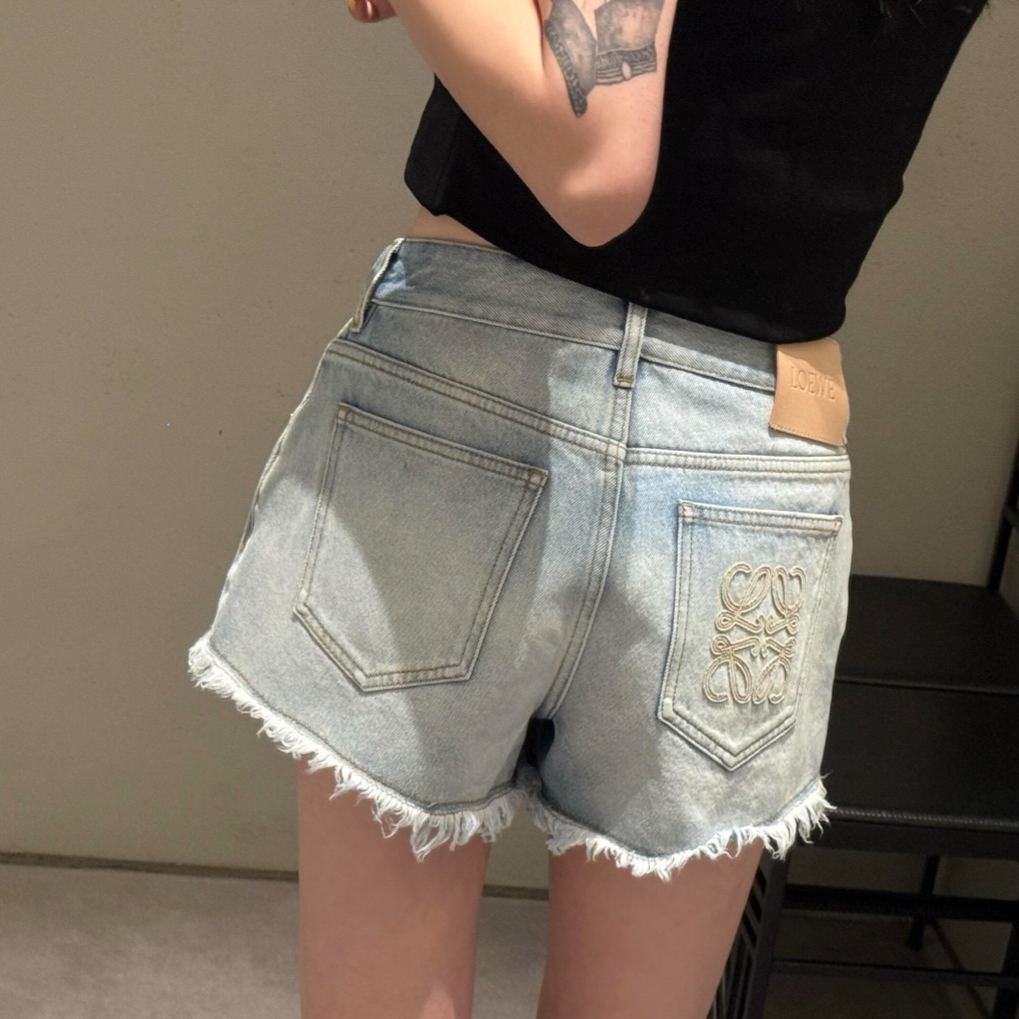 期間限定 新作刺繍入りレトロ万能ショートパンツ
