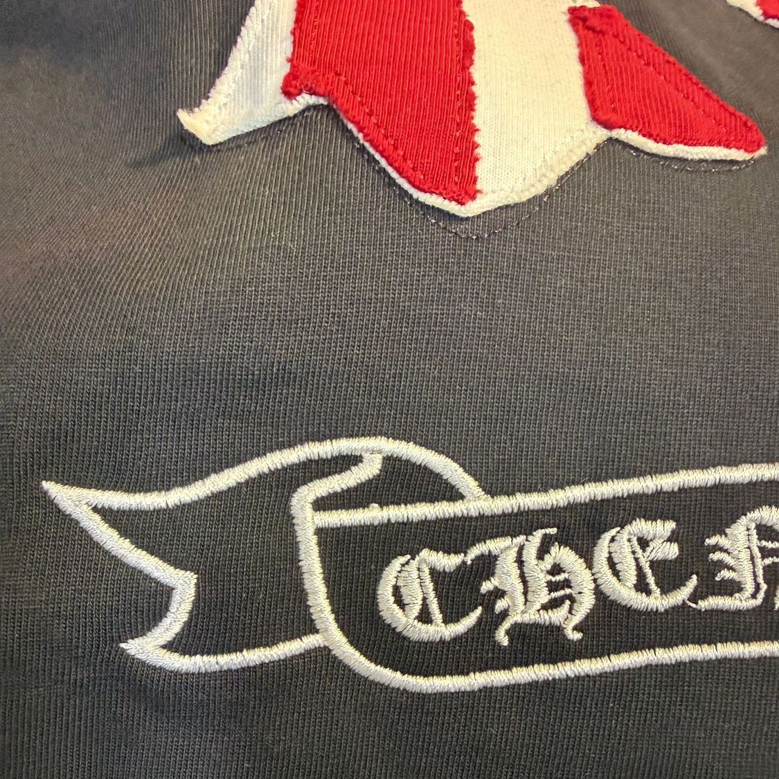 『S-XL』アメリカンストリートスタイル 半袖 刺繍アップリケ クルーネックTシャツ
